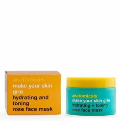 Masks & Patches^Anatomicals Hydrating And Toning Rose Face Mask Make Your Skin Grin