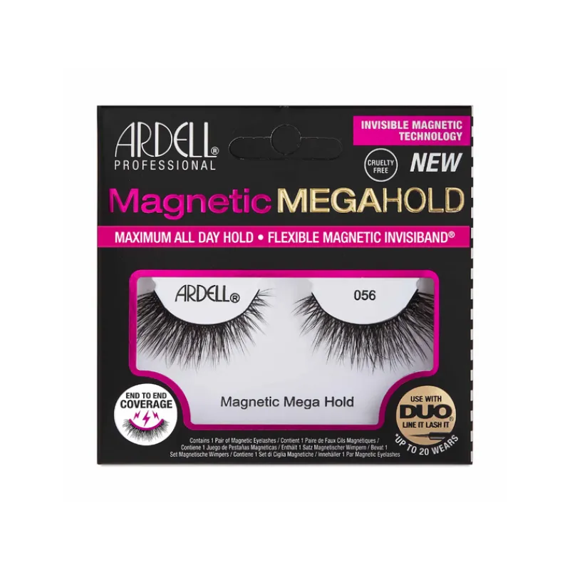 False Eyelashes^Ardell Magnetic Megahold Lashes 056 Liner & Lash