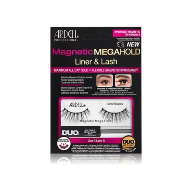 False Eyelashes^Ardell Magnetic Megahold Lashes Demi Wispies Liner & Lash