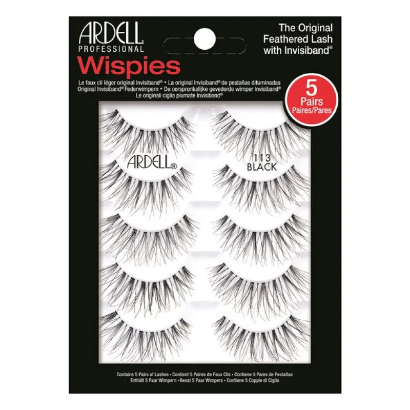 False Eyelashes^Ardell Wispies False Eyelashes 113 5PK