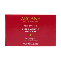 Bath & Shower Gels^Argan Oil Argan + Rose Otto Oil Ultra Gentle Body Bar 100g