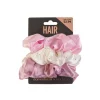 Hair Accessories^Beauty Outlet 3 Diamante Scrunchies Pink BEAU399