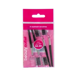 Beauty Tools^Beauty Outlet 4 Eyelash Brushes BEAU384