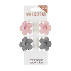 Hair Accessories^Beauty Outlet 4 Flower Claw Clip Pink/Blue BEAU483