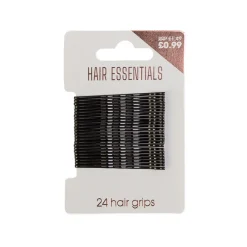Hair Accessories^Beauty Outlet 24 Hair Grips Black BEAU283