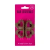 Hair Accessories^Beauty Outlet 4 Heart Claw Clips Brown BEAU367