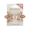 Hair Accessories^Beauty Outlet 2 Mini Claw Clip Gold BEAU507