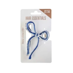 Hair Accessories^Beauty Outlet Bow Claw Clip Navy BEAU524