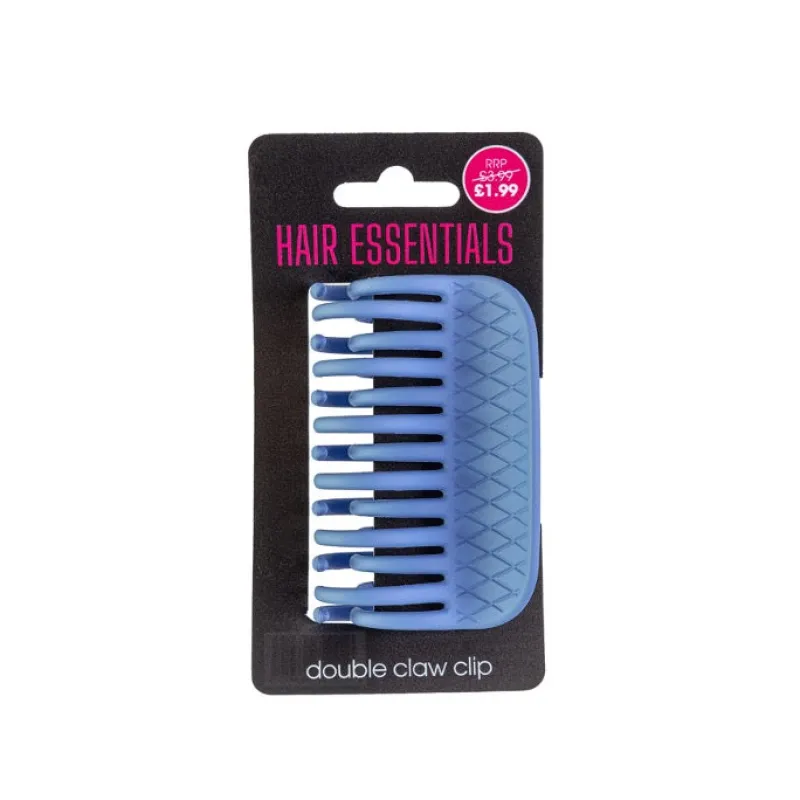 Hair Accessories^Beauty Outlet Double Claw Clip Blue BEAU361