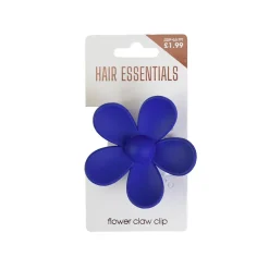 Hair Accessories^Beauty Outlet Flower Claw Clip Dark Blue BEAU506