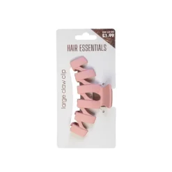 Hair Accessories^Beauty Outlet Pink Curved Claw Clip BEAU439