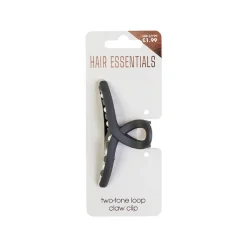 Hair Accessories^Beauty Outlet Two Tone Black Claw Clip BEAU499
