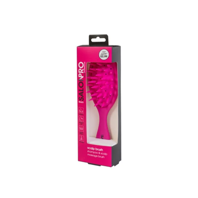Hair Brushes^Salon Pro Beauty SalonPro Scalp Brush Boxed BEAU431