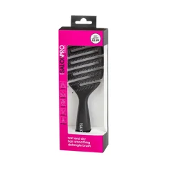 Hair Brushes^Salon Pro Beauty SalonPro Wet & Dry Detangle Brush Black BEAU312