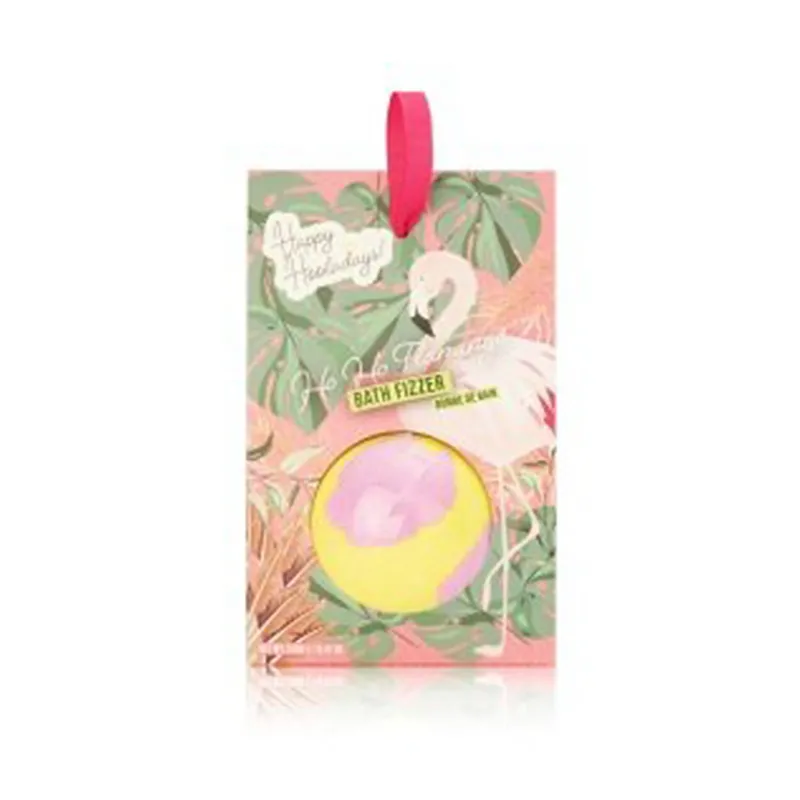 Bath Bombs^Dirty Works Happy Hooladays Ho Ho Flamingo Bath Fizzer