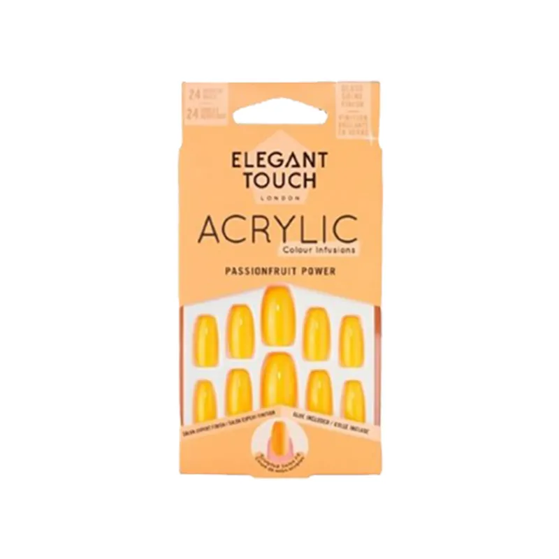 False Nails^Elegant Touch False Nails Passionfruit Power