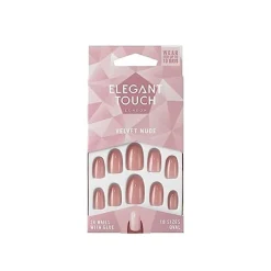 False Nails^Elegant Touch False Nails Velvet Nude
