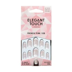 False Nails^Elegant Touch False Nails French Pink 108