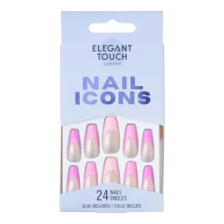 False Nails^Elegant Touch False Nails Nail Icons Squareletto Cherry Baby