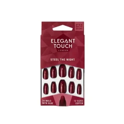 False Nails^Elegant Touch False Nails Steel The Night