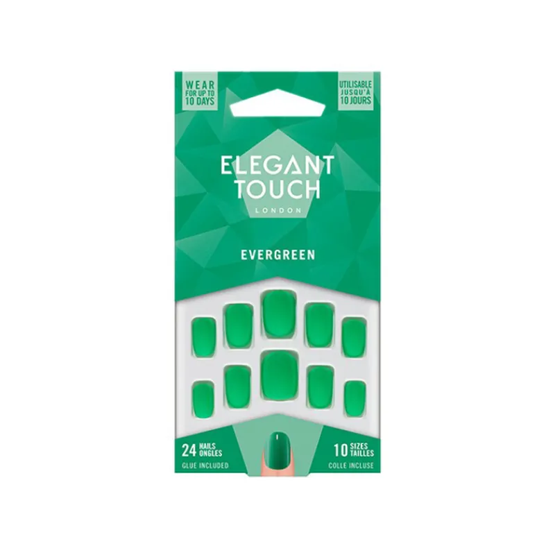False Nails^Elegant Touch False Nails Evergreen