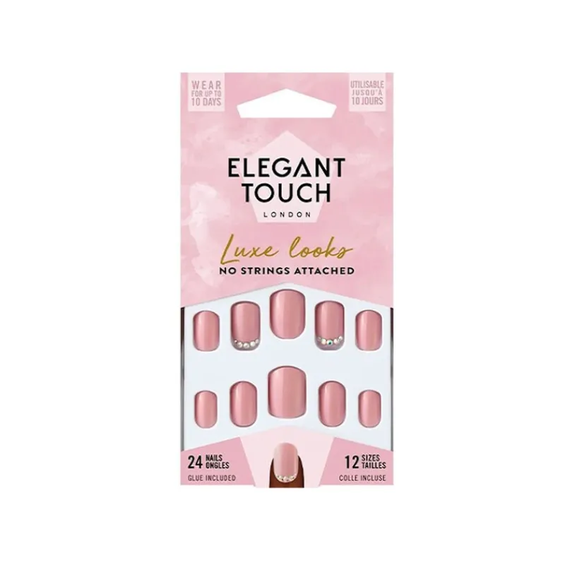 False Nails^Elegant Touch Luxe Looks False Nails No Strings Attached