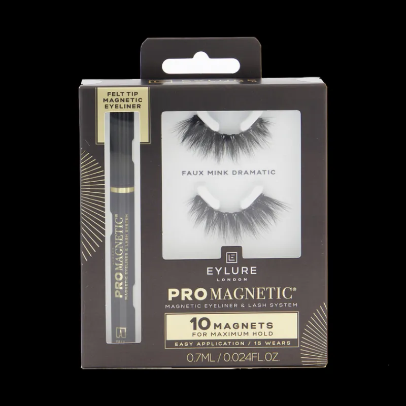 False Eyelashes^Eylure Pro Magnetic Eyeliner And Lashes Faux Mink Dramatic