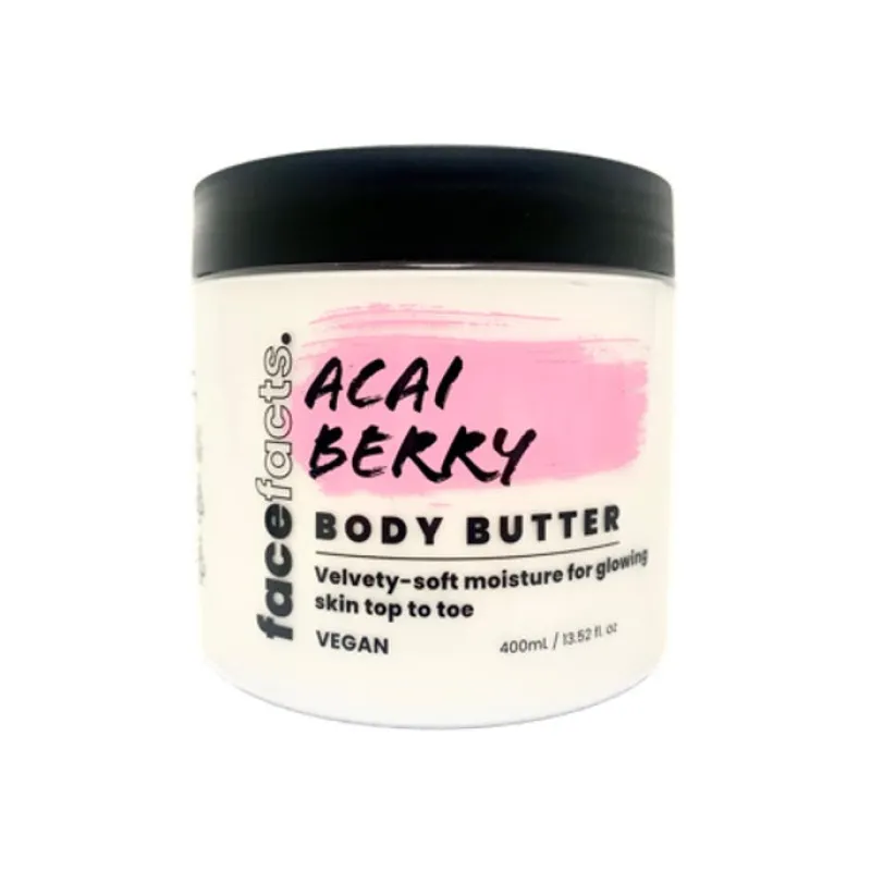 Body Lotions^Face Facts Body Butter Acai Berry 400ml
