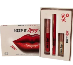 Makeup Sets^Keep It Lippy Trio Lip Set Red