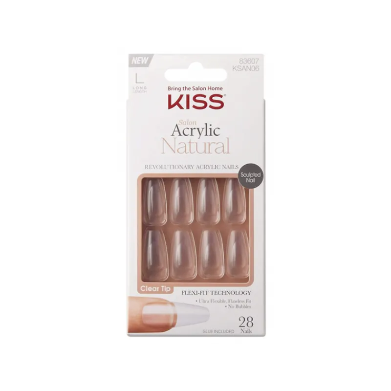 False Nails^Kiss Acrylic Natural Nails 83607