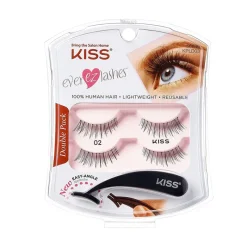 False Eyelashes^Kiss Ever Ez Lashes 02 False Eyelashes Duo