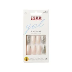 False Nails^Kiss Gel Fantasy 24 Long False Nails 84118