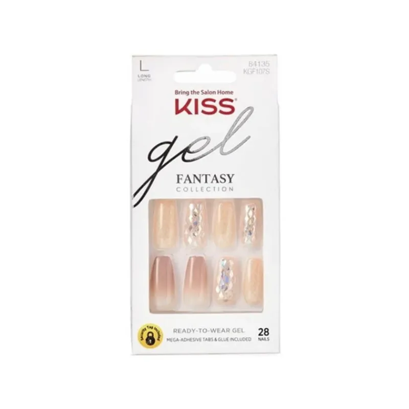 False Nails^Kiss Gel Fantasy 28 Long Nails 84135