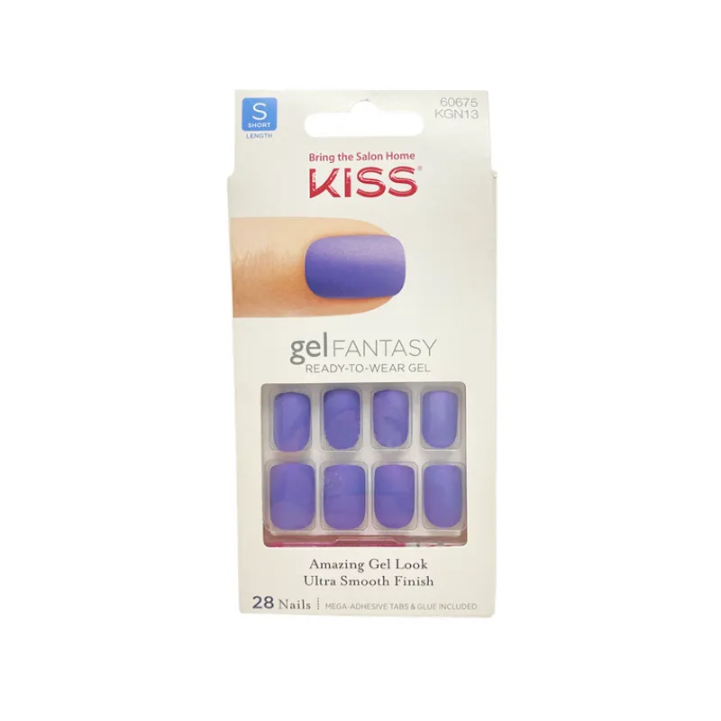 False Nails^Kiss Gel Fantasy 28 Nails 60675 KGN13 Purple