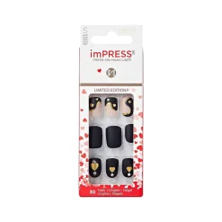 False Nails^Kiss Impress 30 Short Nails Heart Beat 88894