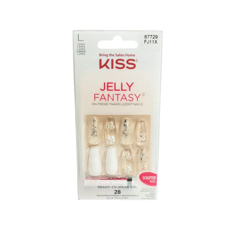 False Nails^Kiss Jelly Fantasy Long Nails 87729