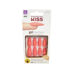 False Nails^Kiss Jewel Fantasy Nails Long Length 79956 Pink/Turquoise