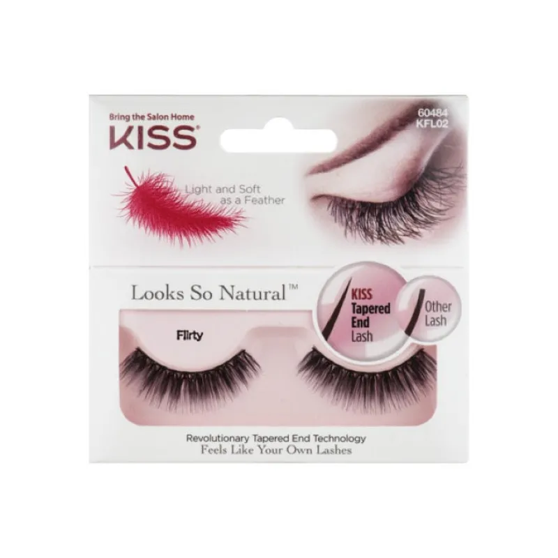 False Eyelashes^Kiss Looks So Natural False Eyelashes Flirty 60484