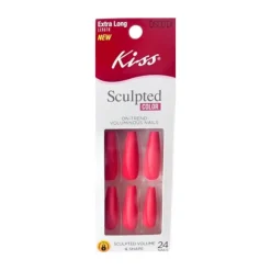 False Nails^Kiss Nails Sculpted Color 24 Extra Long Nails Way Back Home