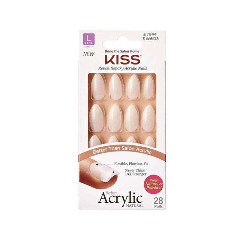False Nails^Kiss Salon Acrylic French Nails 67899