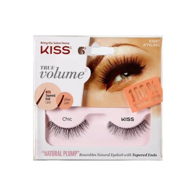 False Eyelashes^Kiss True Volume False Eyelashes Chic 62584