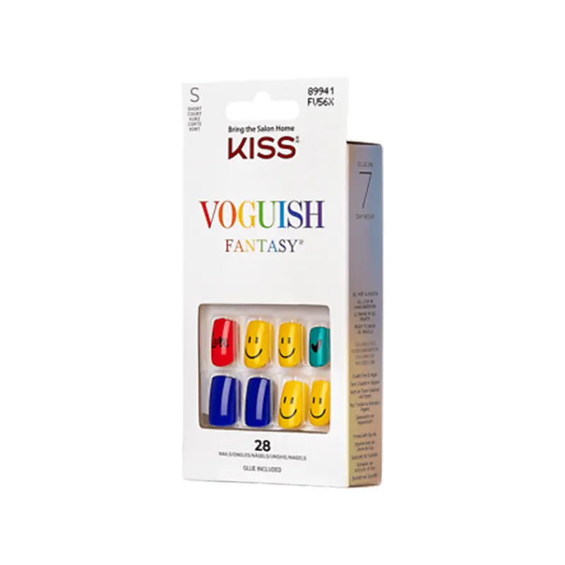 False Nails^Kiss Voguish Fantasy 28 Short Nails 89941