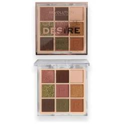 Eyeshadows^Revolution Makeup Ultimate Desire Shadow Palette Stripped Khaki