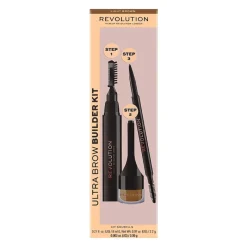 Eyebrow Pencils^Revolution Makeup Ultra Brow Builder Kit Light Brown