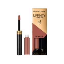 Lip Gloss & Stain^Max Factor Lipfinity Colour & Top Coat 185 Warm Glow