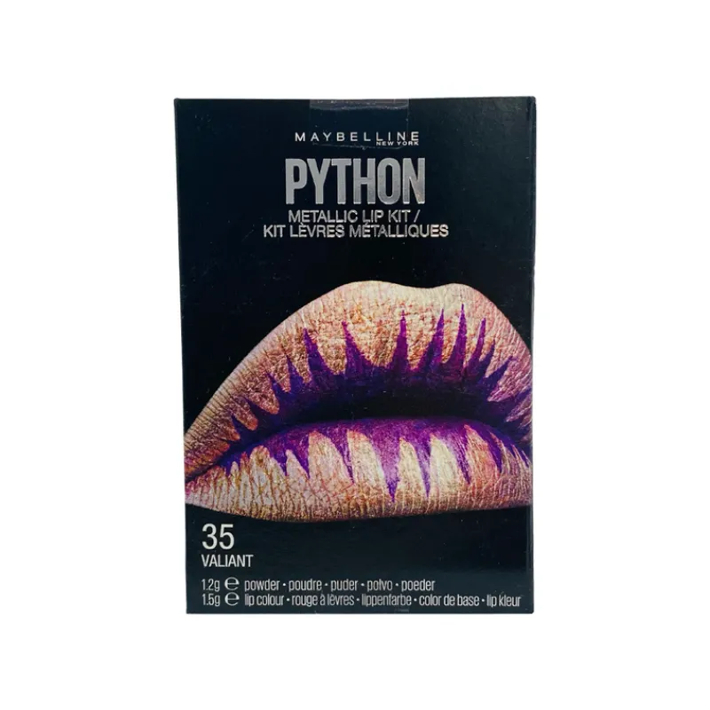 Lipsticks^Maybelline Python Metallic Lip Kit Lipstick 35 Valiant