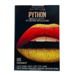 Lipsticks^Maybelline Python Metallic Lip Kit Lipstick 05 Passionate