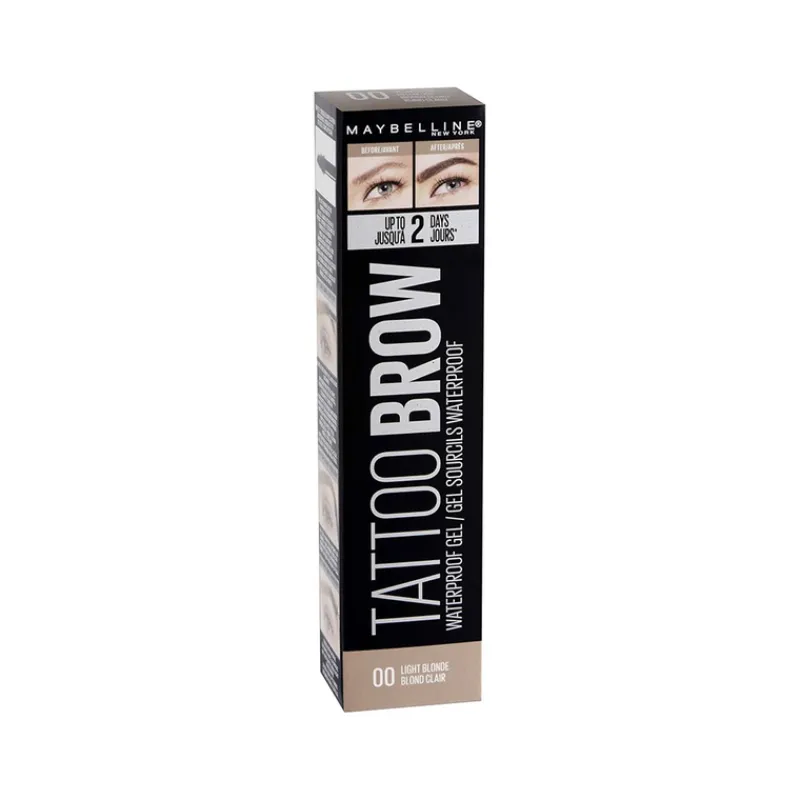 Eyebrow Gels^Maybelline Tattoo Studio Brow Waterproof Gel Light Blonde 00