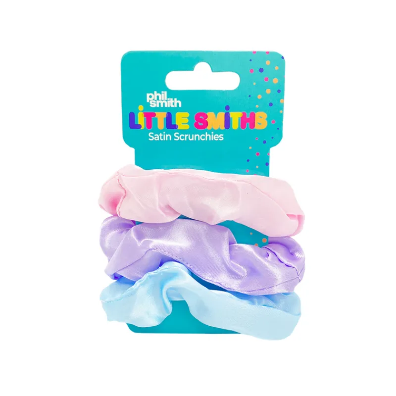 Hair Accessories^Phil Smith Little Smiths Satin Scrunchies 3pk