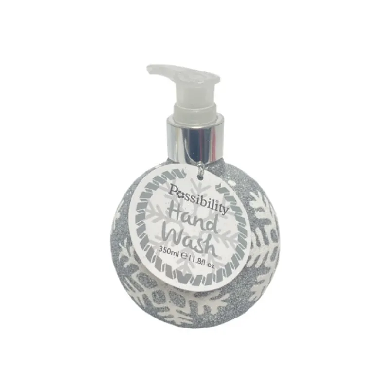 Hand Wash^Possibility Glitter Snowflake Hand Wash Silver